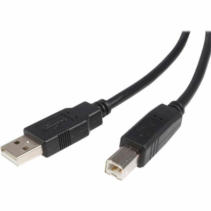 StarTech.com High Speed Certified USB 2.0 - USB cable - 4 pin USB Type A (M) - 4 pin USB Type B (M) - 3 m ( USB / Hi-Speed USB ) - Type A Male - Type B Male - 10ft - Black
