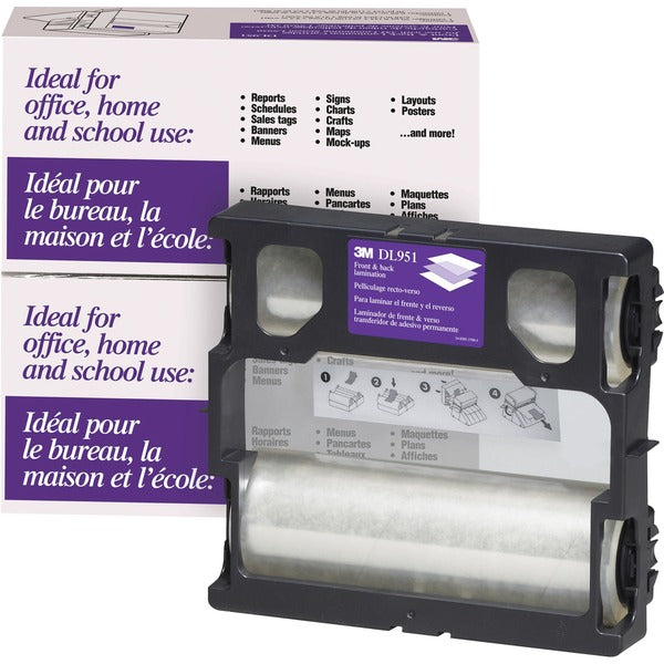 Scotch Cool Laminating System Refills - Laminating Pouch/Sheet Size: 8.50" (215.90 mm) Width x 100 ft (30.48 m) Length x 5.60 mil (0.14 mm) Thickness - Glossy - for Document, Schedule, Presentation, Phone List, Certificate, Sign, Award, Artwork, Calendar