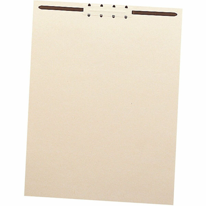 Smead File Backs with Fastener - 8.5" (215.9 mm) Height x 11.5" (292.1 mm) Width - 2" (50.8 mm) Maximum Capacity - For Letter 8 1/2" (215.90 mm) x 11" (279.40 mm) Sheet - Rectangular - Manila - 100 / Box