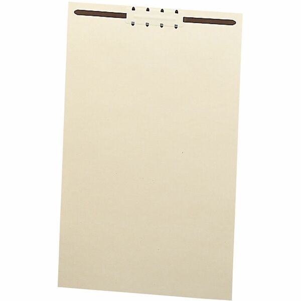 Smead File Backs with Fastener - For Legal 8 1/2" (215.90 mm) x 14" (355.60 mm) Sheet - Rectangular - Manila - 100 / Box