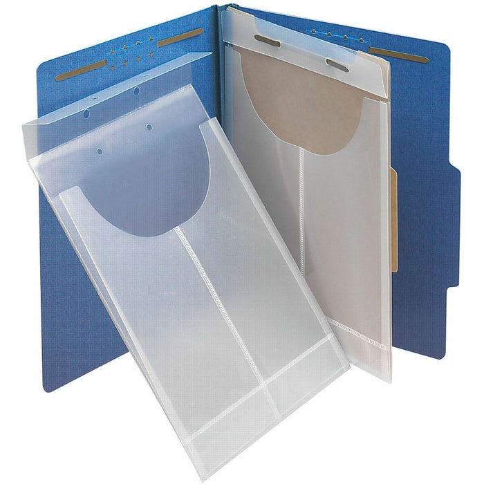 Smead Legal, Letter No File Jacket - 8 1/2" (215.90 mm) x 14" (355.60 mm), 8 1/2" (215.90 mm) x 11" (279.40 mm) - 3/4" (19.05 mm) Expansion - Polypropylene - Clear - 24 / Box