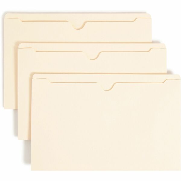 Smead Legal Recycled File Jacket - 8 1/2" (215.90 mm) x 14" (355.60 mm) - Manila - 10% Recycled - 100 / Box