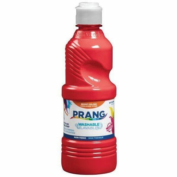 Prang Washable Paint - Red - 16 oz (453.59 g) - 1 Each