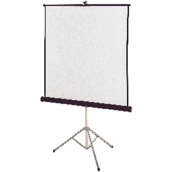 Quartet Manual Projection Screen - 1:1 - Matte White - 70" (1778 mm) Height x 70" (1778 mm) Width - Surface Mount