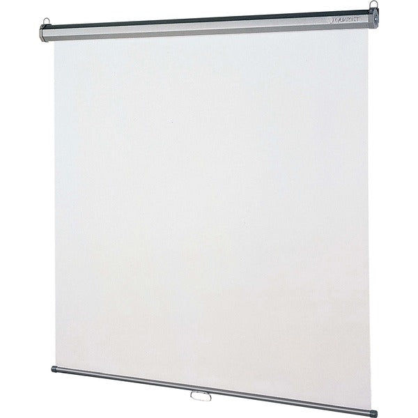 Quartet Manual Projection Screen - 1:1 - Matte White - 60" (1524 mm) Height x 60" (1524 mm) Width - Wall Mount, Ceiling Mount