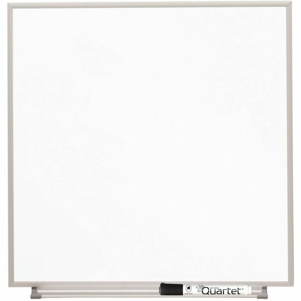 Quartet Matrix Whiteboard - 16" (406.40 mm) Board Height x 16" (406.40 mm) Board Width - White Surface - Magnetic, Durable - Silver Aluminum Frame - 1 Each