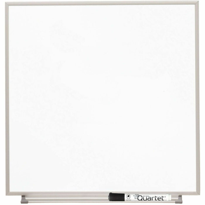 Quartet Matrix Whiteboard - 16" (406.40 mm) Board Height x 16" (406.40 mm) Board Width - White Surface - Magnetic, Durable - Silver Aluminum Frame - 1 Each
