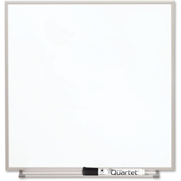 Quartet Matrix Whiteboard - 16" (406.40 mm) Height x 16" (406.40 mm) Width - White Surface - Magnetic, Durable - Silver Aluminum Frame - 1 Each