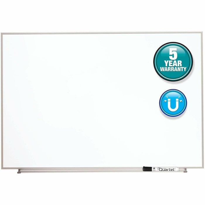 Quartet Matrix Whiteboard - 23" (584.20 mm) Board Height x 34" (863.60 mm) Board Width - White Surface - Magnetic, Durable - Silver Aluminum Frame - 1 Each