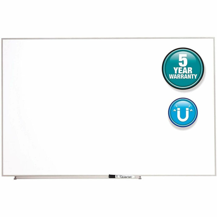 Quartet Matrix Whiteboard - 31" (787.40 mm) Board Height x 48" (1219.20 mm) Board Width - White Surface - Magnetic, Durable - Silver Aluminum Frame - 1 Each