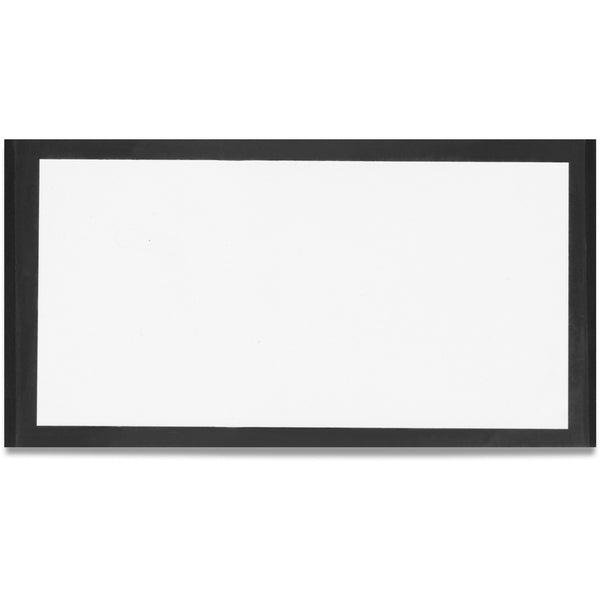 Tatco Label Inserts Magnetic Label Holders - Support 2" (50.80 mm) x 4" (101.60 mm) Media - 2.50" (63.50 mm) x 4.37" (111 mm) x - Vinyl - 10 / Pack - White