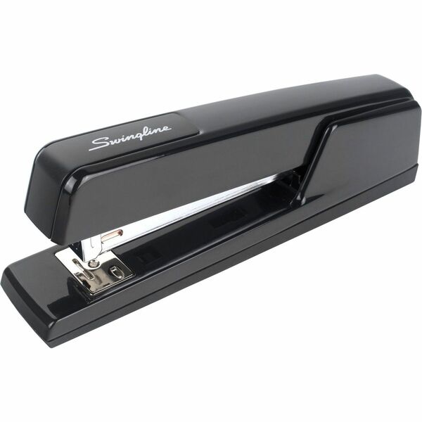 Swingline 747 Classic Stapler - 20 of 20lb Paper Sheets Capacity - 210 Staple Capacity - Full Strip - 1/4" Staple Size - 1 Each - Black