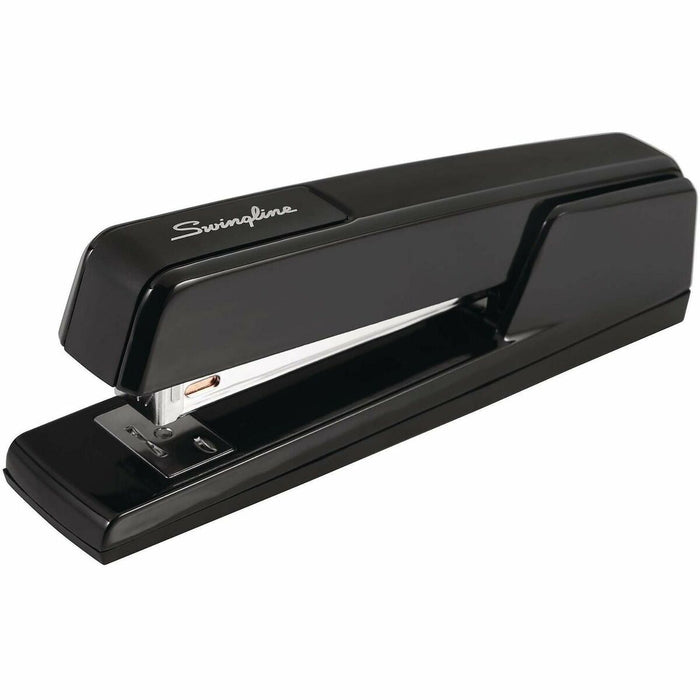 Swingline 747 Classic Stapler - Staples Upto 20 Sheet of 20lb Paper - Holds Upto 210 Staple - Full Strip - Staple Size: 1/4" (6.35 mm) - Black - Metal, Die-cast - 1 Each