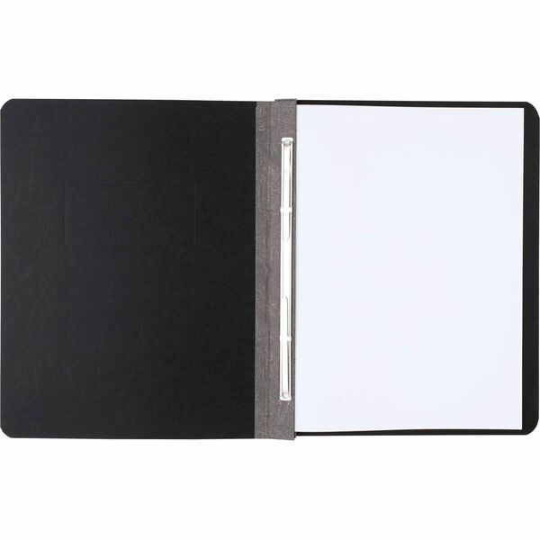 ACCO Presstex Letter Recycled Report Cover - 3" Folder Capacity - 8 1/2" x 11" - Black - 30% Recycled - 1 Each