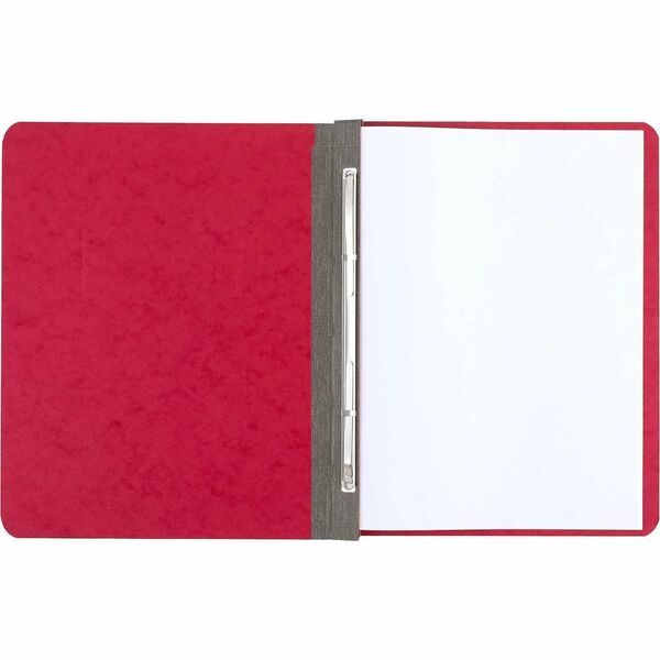 ACCO Presstex Letter Recycled Report Cover - 3" (76.20 mm) Folder Capacity - 8 1/2" (215.90 mm) x 11" (279.40 mm) - 20 pt. (7.04 mm) - Executive Red - 30% Recycled - 1 Each