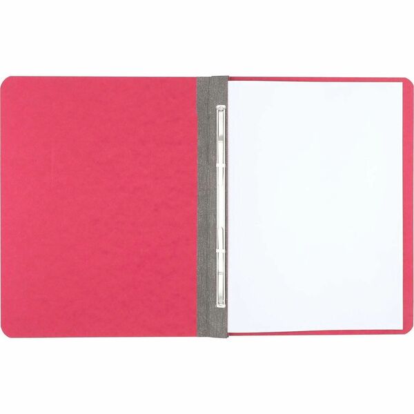 ACCO Letter Recycled Report Cover - 3" (76.20 mm) Folder Capacity - 8 1/2" (215.90 mm) x 11" (279.40 mm) - 20 pt. (7.04 mm) - Executive Red - 50% Recycled - 1 Each