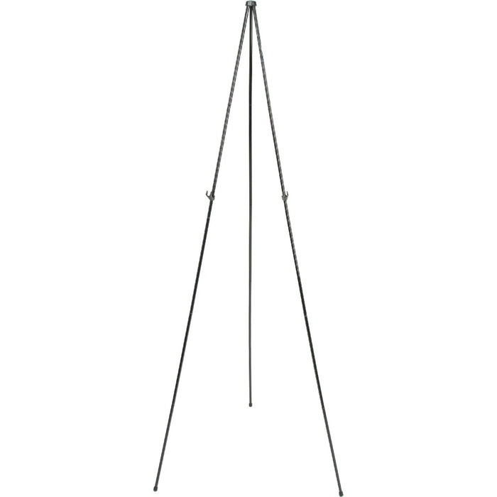 Quartet Instant Easel - 5 lb (2267.96 g) Load Capacity - 63" (1600.20 mm) Height - Steel - Black - Portable, Collapsible, Compact, Foldable, Lightweight
