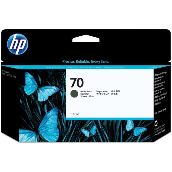HP 70 (C9448A) Original Inkjet Ink Cartridge - Single Pack - Matte Black - 1 Each - Inkjet - 1 Each