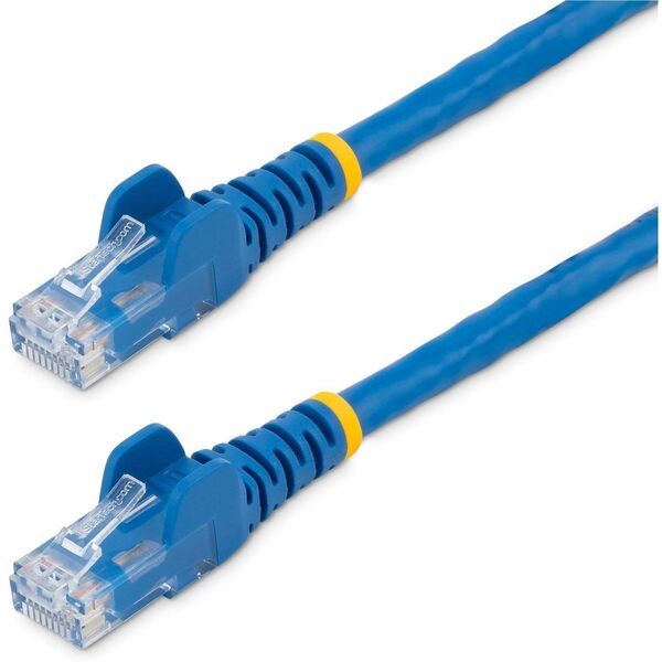 StarTech 3ft CAT6 Ethernet Cable - Blue Snagless Gigabit - 100W PoE UTP 250Mhz Category 6 Patch Cord UL Certified Wiring/TIA - 3ft Blue CAT6 Ethernet cable delivers Multi Gigabit 1/2.5/5Gbps & 10Gbps up to 160ft - 250Mhz - 24 AWG stranded 100% copper UL R