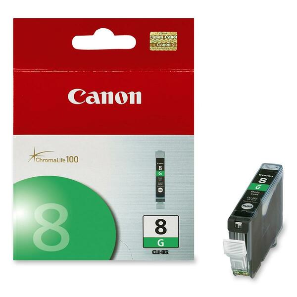 Canon CLI-8 Original Ink Cartridge - Inkjet - Green - 1 Each