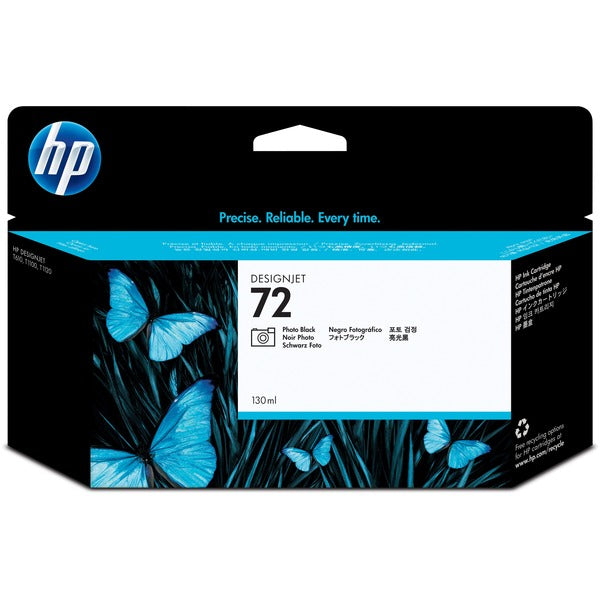 HP 72 (C9370A) Original Inkjet Ink Cartridge - Single Pack - Photo Black - 1 Each - Inkjet - 1 Each