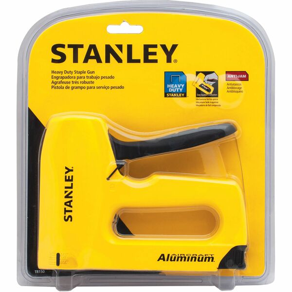 Stanley Bostitch Sharpshooter T50 Staple Gun - 1/4" , 3/8" , 1/2" , 5/16" Staple Size - 1 Each - Yellow