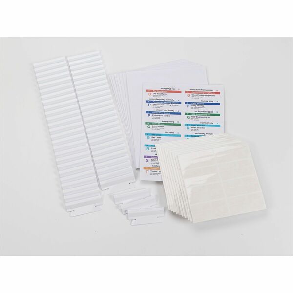 Smead Viewables Premium 3D hanging Folder Tabs and Labels - 1.25" (31.75 mm) Width x 3.50" (88.90 mm) Length - 1 Box