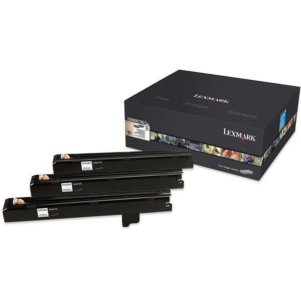 Lexmark C930X73G Photoconductor Kit - Laser Print Technology - 47000 - Cyan, Magenta, Yellow - OEM - 3 / Carton