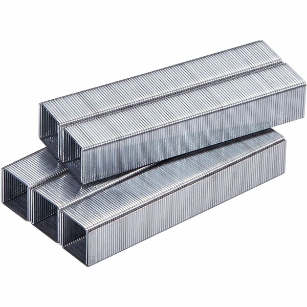 Bostitch Heavy-Duty Staples - Heavy Duty - 1/2" (12.70 mm) Leg - 1/2" (12.70 mm) Crown - Holds 100 Sheet(s) - for Paper - Heavy Duty - Silver - 0.60" (15.24 mm) Height x 2.70" (68.58 mm) Width x 3.20" (81.28 mm) Length - 100 Per Strip - 1000 / Box