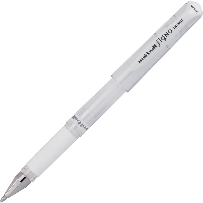 Uni-Ball Gel Impact Pen - White Ink - Gel-based - 1 Each