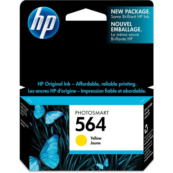 HP 564 Original Ink Cartridge - Single Pack - Inkjet - Yellow - 1 Each