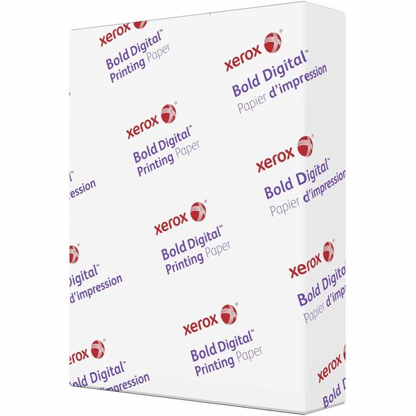 Xerox Bold Digital Printing Paper - White - 100 Brightness - Letter - 8 1/2" (215.90 mm) x 11" (279.40 mm) - 32 lb (14514.96 g) Basis Weight - Smooth - Sustainable Forestry Initiative (SFI) - White - 500 / Ream
