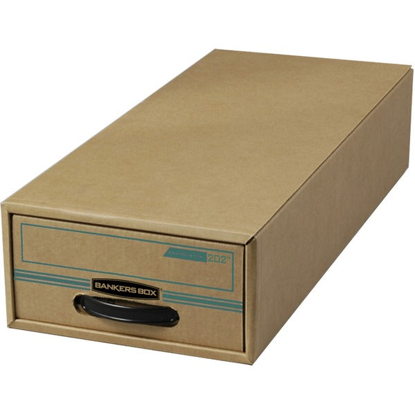 Recycled Stor/Drawer&reg; - Letter - External Dimensions: 5.5" (139.70 mm) Height - Media Size Supported: Cheque - Kraft, Green - 1 Each