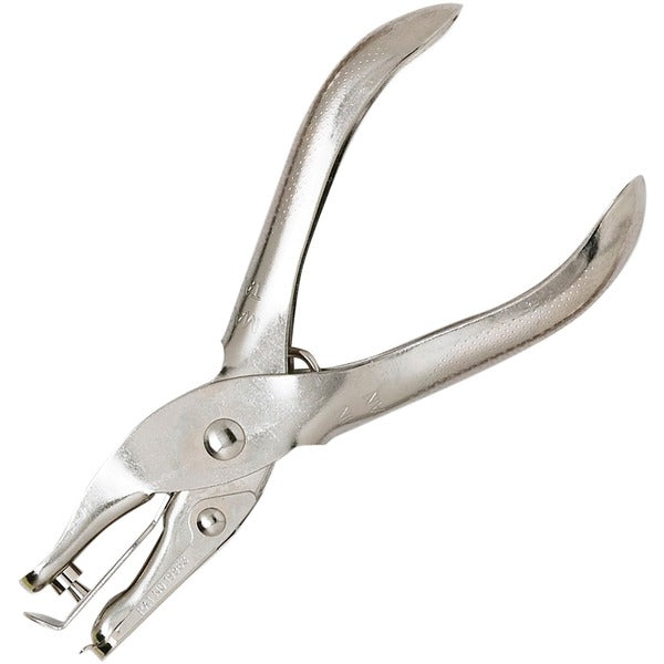Acme United Manual Hole Punch - 1 Punch Head(s) - 5 Sheet of 20lb Paper - 1/8" (3.05 mm) Punch Size - Round Shape - Steel