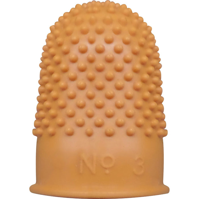 Acme United Heavy-Duty Non-Ventilated Thumb 3 And 14 Fingertip Pad - Rubber - 12 / Pack