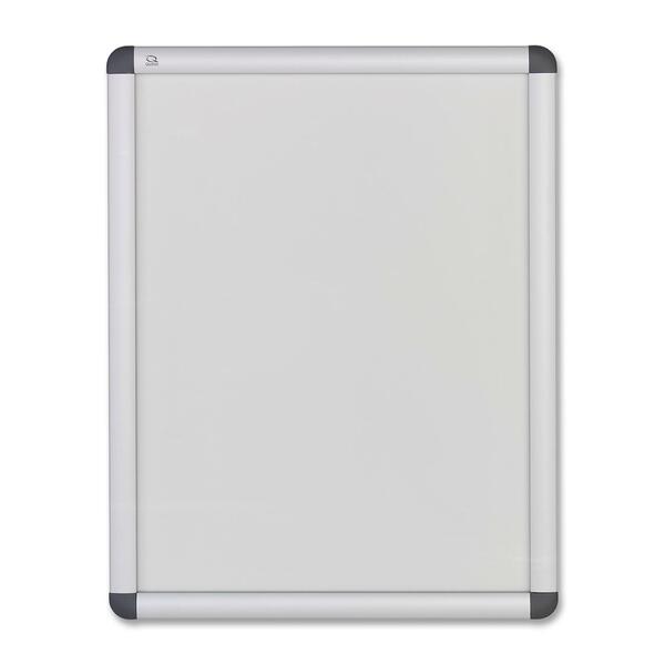 Quartet&reg; Improv&trade; Clipdown Frames - 24" (609.60 mm) Height x 36" (914.40 mm) Width - Fabric Surface - Silver Aluminum Frame - 1 Each