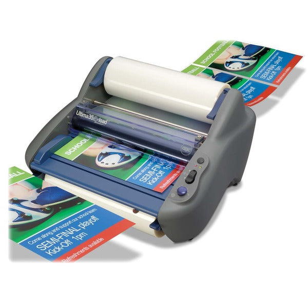 GBC HeatSeal EZLoad Ultima 35 Roll Film Laminator - 12" (304.80 mm) Lamination Width - 10 mil (0.25 mm) Lamination Thickness - 11.25" (285.75 mm) Height x 17" (431.80 mm) Width x 18.13" (460.38 mm) Depth