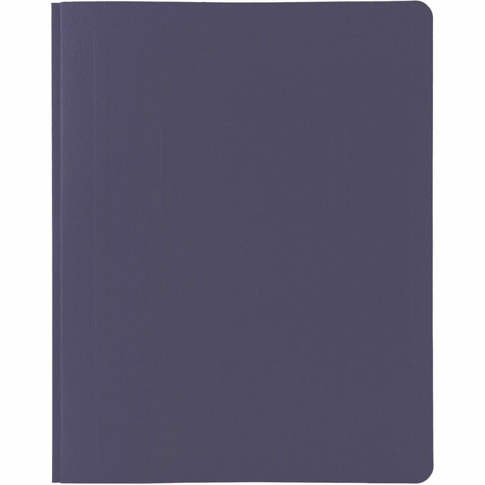 Hilroy Letter Yes Report Cover - 8 1/2" (215.90 mm) x 11" (279.40 mm) - 3 Fastener - Dark Blue - Durable - 1 Each