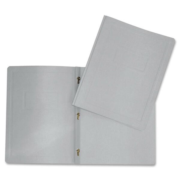 Hilroy Letter Recycled Report Cover - 8 1/2" (215.90 mm) x 11" (279.40 mm) - 3 Fastener - Gray - Durable - 1 Each