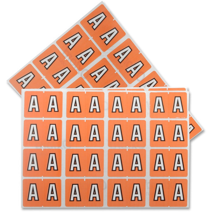 Pendaflex A-Z End End Tab Filing Labels - Alphabet - 1 1/4" (31.75 mm) Width x 15/16" (23.81 mm) Length - Rectangle - Pink - 240 / Pack