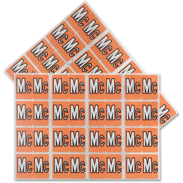 Pendaflex A-Z End End Tab Filing Labels - Alphabet - 1 1/4" (31.75 mm) Width x 15/16" (23.81 mm) Length - Rectangle - Pink - 240 / Pack