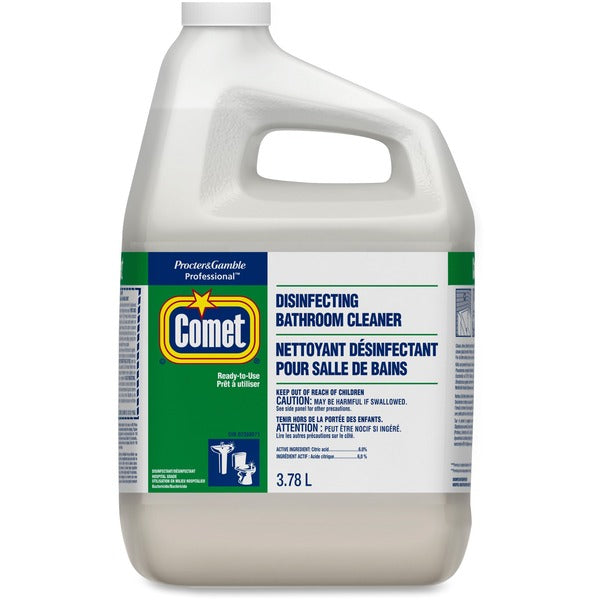 Comet Bathroom Cleaner Refill - 3.78 L - Recommended For: Stain Remover, Soap Scum Remover - Non-abrasive, Disinfectant, Phosphate-free - 1 Each
