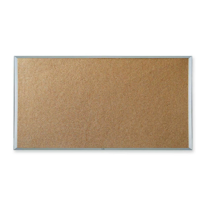 Quartet Wesco Economy Cork Board - 72" (1828.80 mm) Board Height x 48" (1219.20 mm) Board Width - Cork Surface - Aluminum Frame - 1 Each