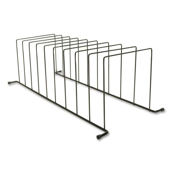 Acme United 9 Sections Collis Files - 9 Compartment(s) - 23.5" (596.90 mm) Length - Desktop - Black - 1 Each