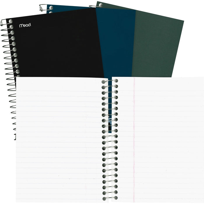 Hilroy Side Bound Wire Bound Notebook - 140 Sheets - Wire Bound - 18 lb (8164.66 g) Basis Weight - 5" (12.70 cm) x 7" (17.78 cm) Sheet Size - White Paper - Copper Binding - Stiff-back, Durable Cover - 1 Each