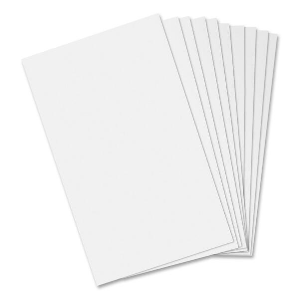 Hilroy Scratch Pad - 96 Sheets - Plain - Glue - 3" (76.20 mm) x 5" (127 mm) Sheet Size - White Paper - 10 / Pack