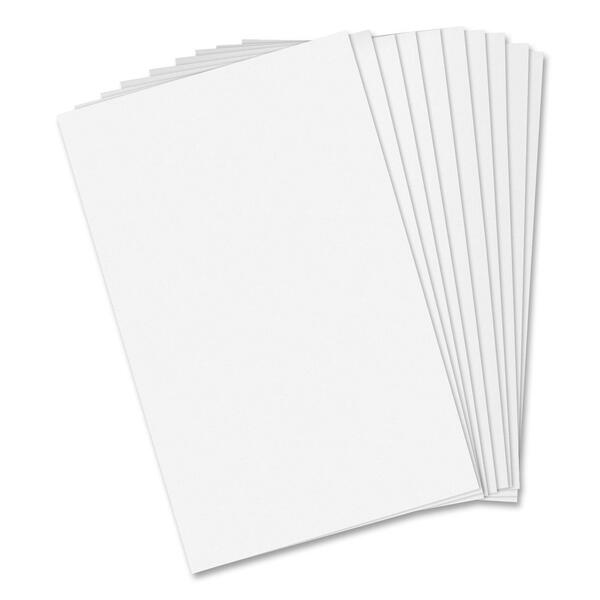 Hilroy Scratch Pad - 96 Sheets - Plain - 5" (127 mm) x 8" (203.20 mm) Sheet Size - White Paper - 10 / Pack