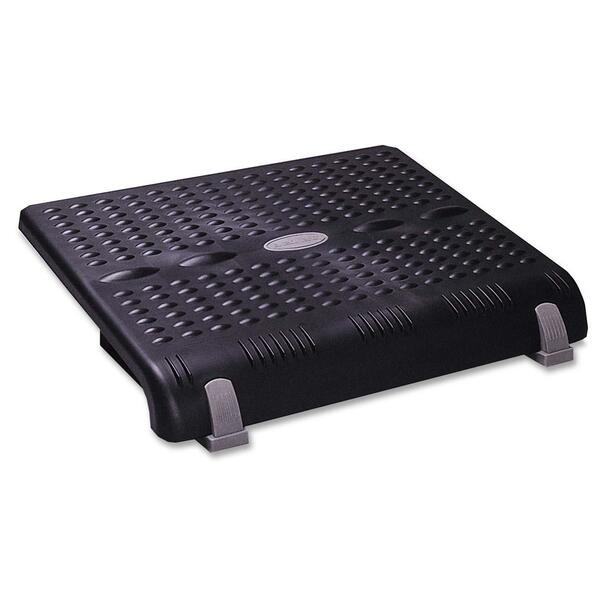 Exponent Microport Adjustable Footrest - 5" (127 mm) to 14" (355.60 mm) Adjustable Height - Black - 1 Each