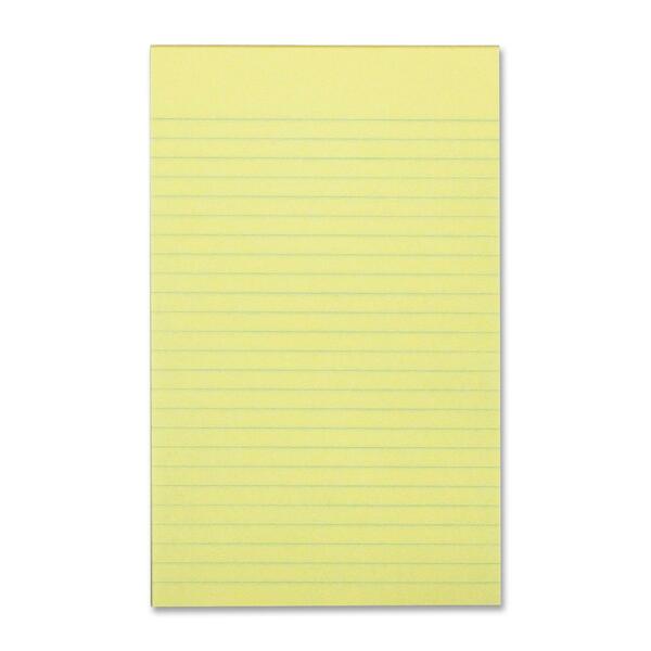 Hilroy Canary Figuring Pad - 64 Sheets - Front Ruling Surface - 0.25" (6.35 mm) Ruled - 5" (127 mm) x 8" (203.20 mm) Sheet Size - Canary Paper - 1 / Each
