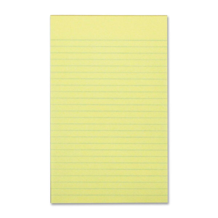 Hilroy Canary Figuring Pad - 64 Sheets - Front Ruling Surface - 0.25" (6.35 mm) Ruled - 5" (12.70 cm) x 8" (20.32 cm) Sheet Size - Canary Paper - No - 1 / Each
